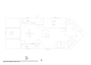 Nordic Lodge fish house camper blueprint